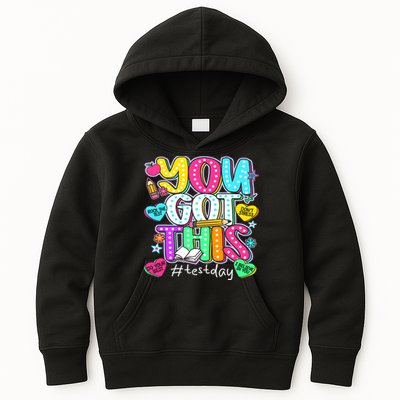 State Testing Day Motivational Teacher Groovy You Got This Kids Hoodie