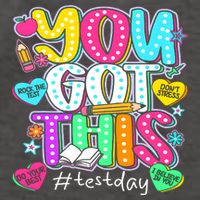 State Testing Day Motivational Teacher Groovy You Got This Vector Backpack
