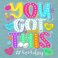 State Testing Day Motivational Teacher Groovy You Got This Sueded Cloud Jersey T-Shirt