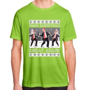 Santa Trump Dance Make Christmas Great Again Ugly Sweater Adult ChromaSoft Performance T-Shirt