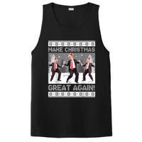 Santa Trump Dance Make Christmas Great Again Ugly Sweater PosiCharge Competitor Tank