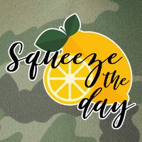 Squeeze The Day Lemon Motivational Legacy Tie Dye Trucker Hat