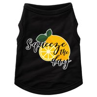 Squeeze The Day Lemon Motivational Doggie Tank