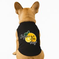 Squeeze The Day Lemon Motivational Doggie Tank