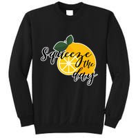 Squeeze The Day Lemon Motivational Sweatshirt