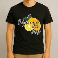 Squeeze The Day Lemon Motivational T-Shirt
