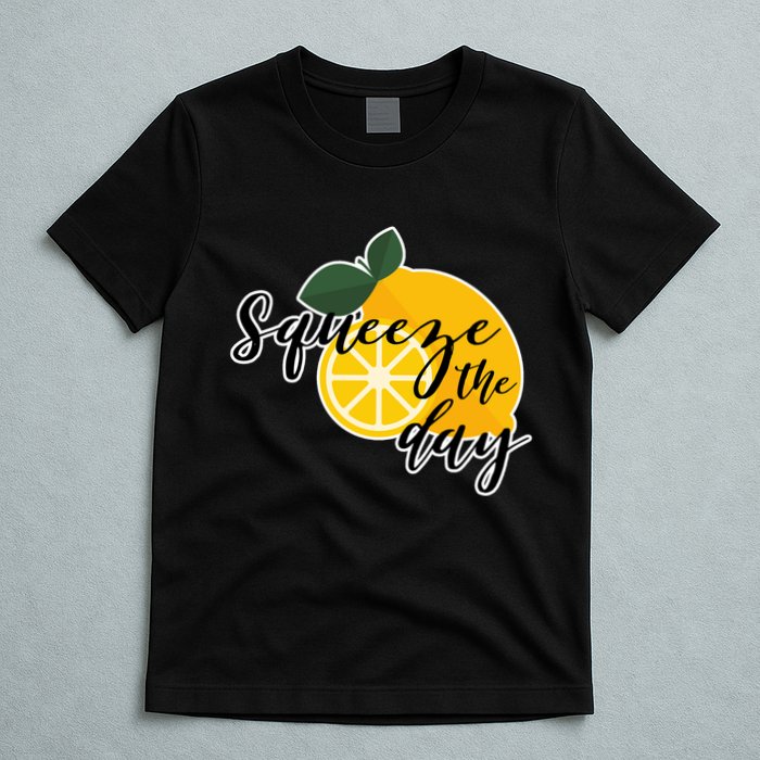 Squeeze The Day Lemon Motivational T-Shirt