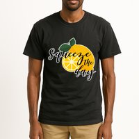 Squeeze The Day Lemon Motivational Tall T-Shirt