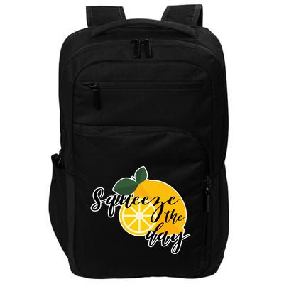 Squeeze The Day Lemon Motivational Impact Tech Backpack