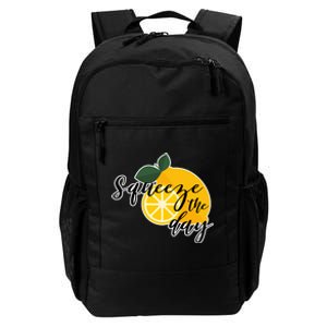 Squeeze The Day Lemon Motivational Daily Commute Backpack