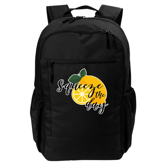 Squeeze The Day Lemon Motivational Daily Commute Backpack