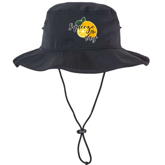 Squeeze The Day Lemon Motivational Bucket Hat