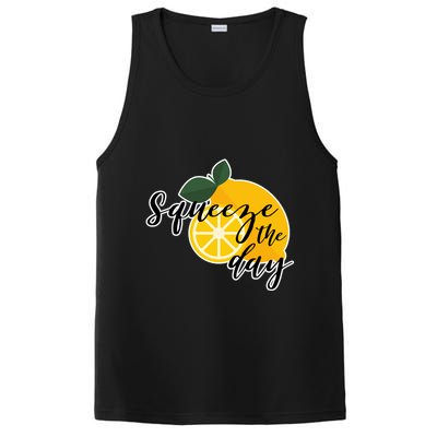 Squeeze The Day Lemon Motivational PosiCharge Competitor Tank