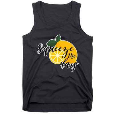 Squeeze The Day Lemon Motivational Tank Top