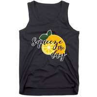 Squeeze The Day Lemon Motivational Tank Top