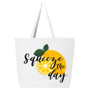 Squeeze The Day Lemon Motivational 25L Jumbo Tote