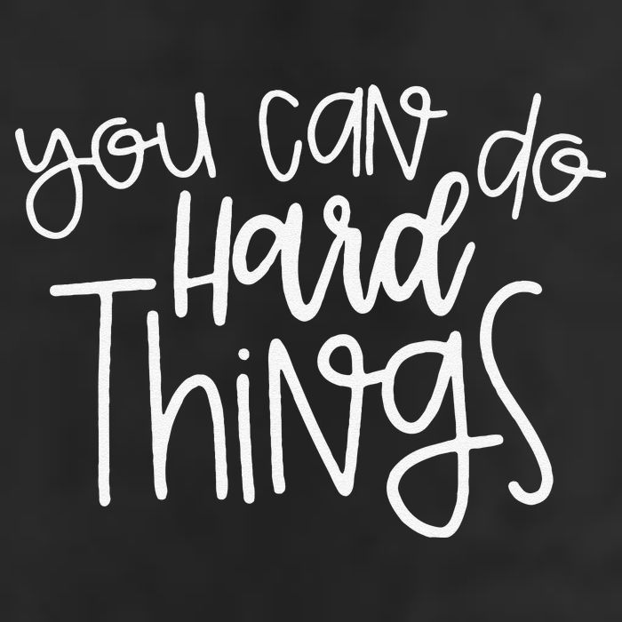 State Testing Day Teacher Motivation You Can Do Hard Things 7 Panel Mesh Trucker Snapback Hat
