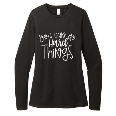 State Testing Day Teacher Motivation You Can Do Hard Things Womens CVC Long Sleeve Shirt