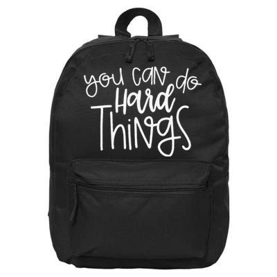 State Testing Day Teacher Motivation You Can Do Hard Things 16 in Basic Backpack