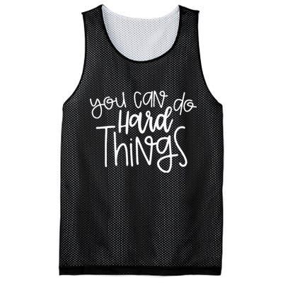 State Testing Day Teacher Motivation You Can Do Hard Things Mesh Reversible Basketball Jersey Tank
