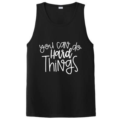 State Testing Day Teacher Motivation You Can Do Hard Things PosiCharge Competitor Tank