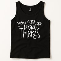 State Testing Day Teacher Motivation You Can Do Hard Things Tank Top