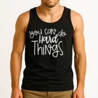 State Testing Day Teacher Motivation You Can Do Hard Things Tank Top