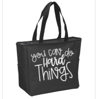 State Testing Day Teacher Motivation You Can Do Hard Things Zip Tote Bag