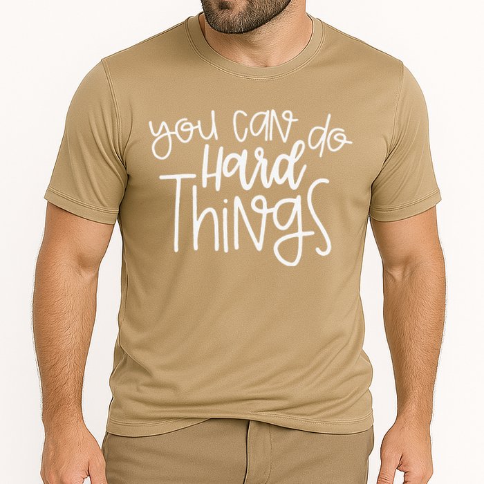 State Testing Day Teacher Motivation You Can Do Hard Things Performance Shirt