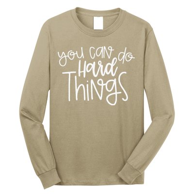 State Testing Day Teacher Motivation You Can Do Hard Things Long Sleeve Shirt