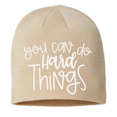 State Testing Day Teacher Motivation You Can Do Hard Things Sustainable Beanie