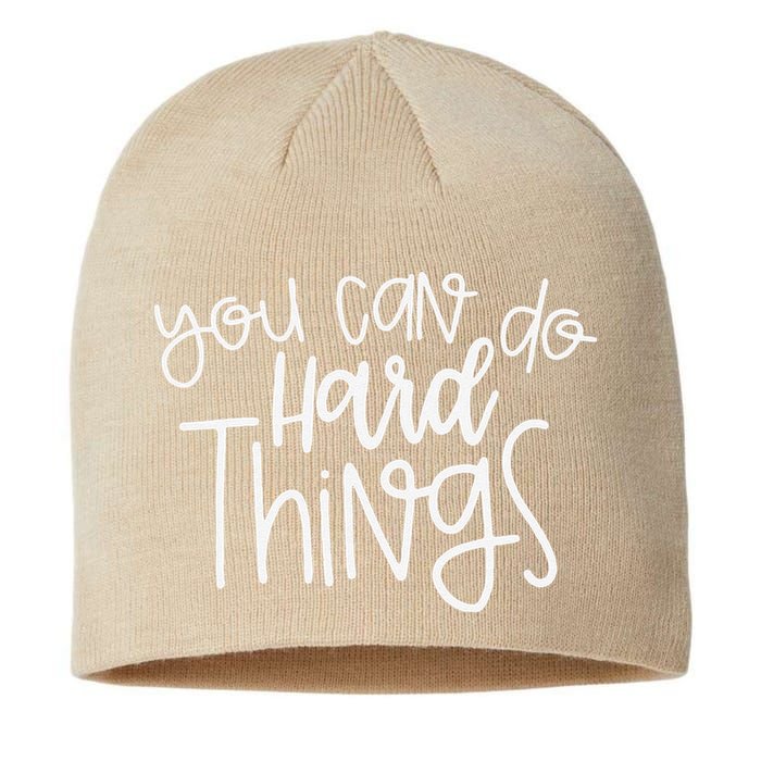 State Testing Day Teacher Motivation You Can Do Hard Things Sustainable Beanie