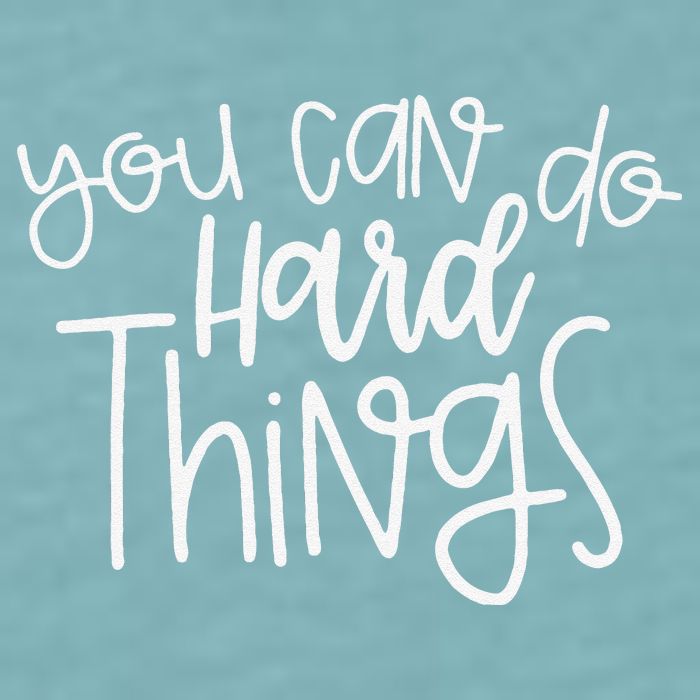 State Testing Day Teacher Motivation You Can Do Hard Things Sueded Cloud Jersey T-Shirt