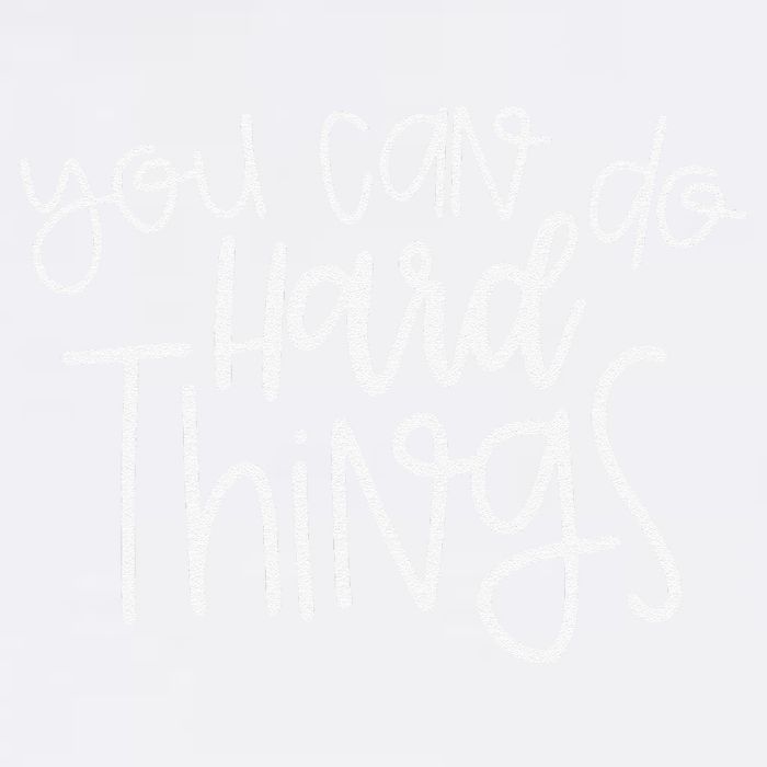 State Testing Day Teacher Motivation You Can Do Hard Things Garment-Dyed Sweatshirt
