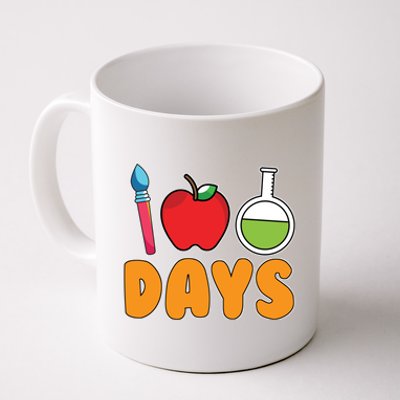 Science Teacher Drawing Kindergarten 100 Days Of School Gift Coffee Mug