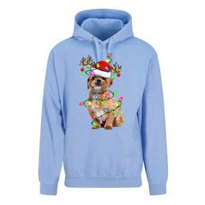 Shih Tzu Dog Lover Xmas Lighting Santa Shih Tzu Christmas Great Gift Unisex Surf Hoodie