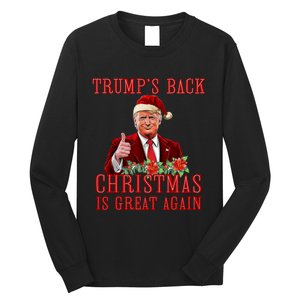 Santa Trump Dance Make Christmas Great Again Ugly Sweater Long Sleeve Shirt