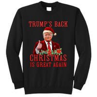 Santa Trump Dance Make Christmas Great Again Ugly Sweater Tall Sweatshirt