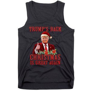 Santa Trump Dance Make Christmas Great Again Ugly Sweater Tank Top