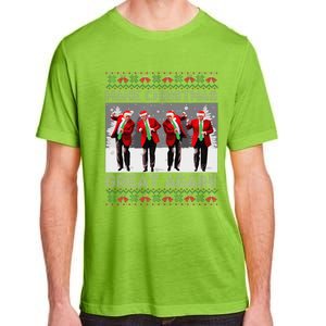 Santa Trump Dance Make Christmas Great Again Ugly Sweater Adult ChromaSoft Performance T-Shirt