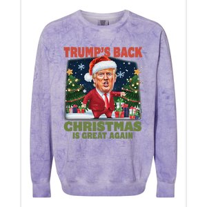 Santa Trump Dance Make Christmas Great Again Ugly Sweater Colorblast Crewneck Sweatshirt