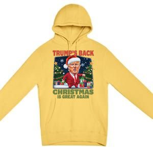 Santa Trump Dance Make Christmas Great Again Ugly Sweater Premium Pullover Hoodie