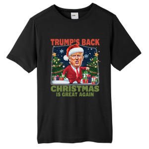 Santa Trump Dance Make Christmas Great Again Ugly Sweater Tall Fusion ChromaSoft Performance T-Shirt