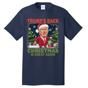 Santa Trump Dance Make Christmas Great Again Ugly Sweater Tall T-Shirt