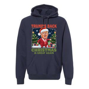 Santa Trump Dance Make Christmas Great Again Ugly Sweater Premium Hoodie