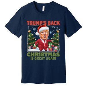 Santa Trump Dance Make Christmas Great Again Ugly Sweater Premium T-Shirt