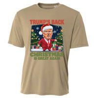 Santa Trump Dance Make Christmas Great Again Ugly Sweater Cooling Performance Crew T-Shirt