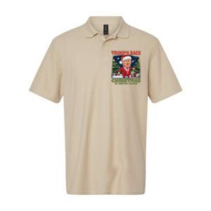 Santa Trump Dance Make Christmas Great Again Ugly Sweater Softstyle Adult Sport Polo