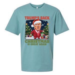 Santa Trump Dance Make Christmas Great Again Ugly Sweater Sueded Cloud Jersey T-Shirt