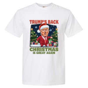 Santa Trump Dance Make Christmas Great Again Ugly Sweater Garment-Dyed Heavyweight T-Shirt